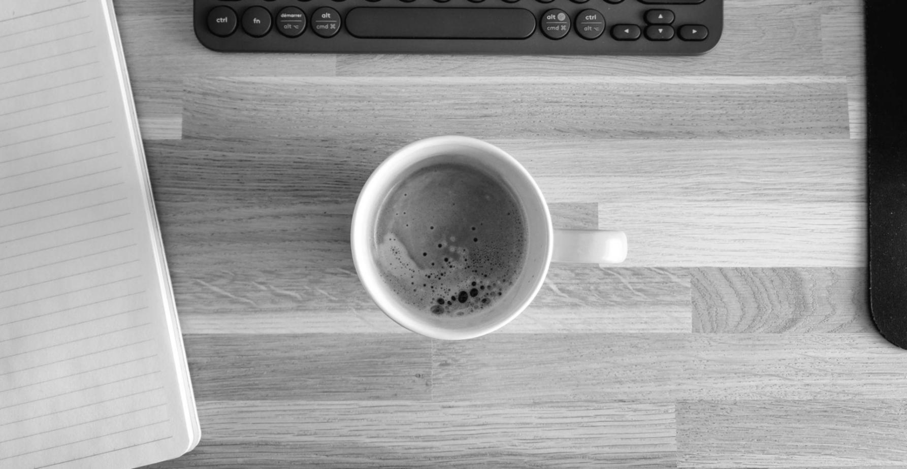 Financial planning workspace with documents and calculator